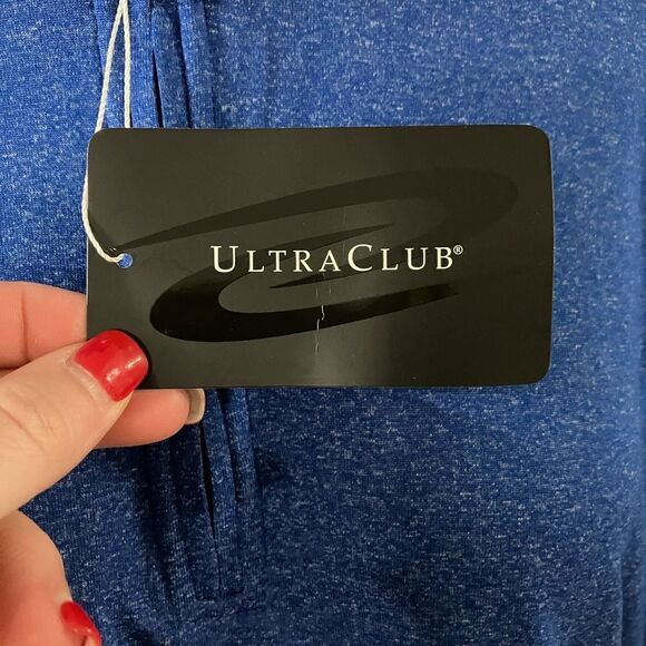 Cool & Dry Blue Top   Sz XL  Ultraclub - Picture 9 of 9